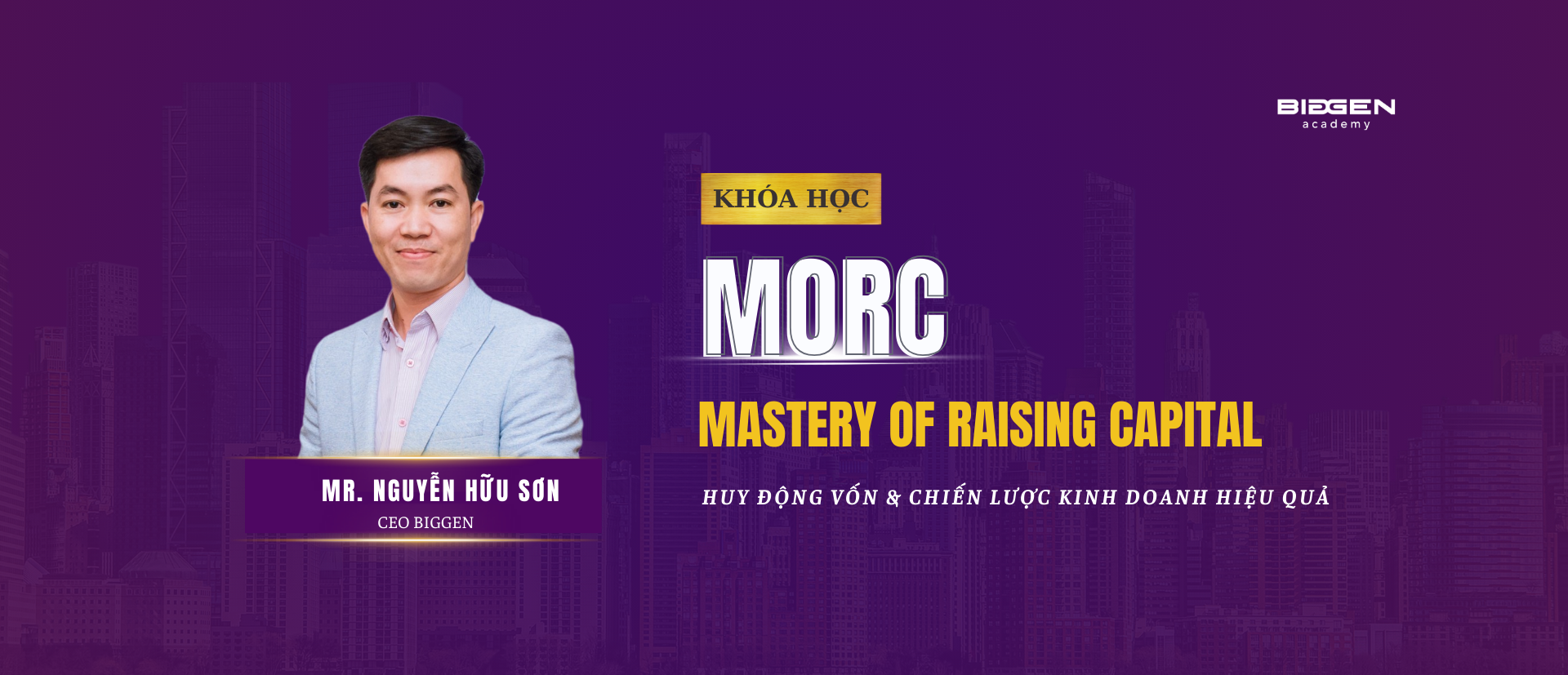 MORC-HUY ĐỘNG VỐN